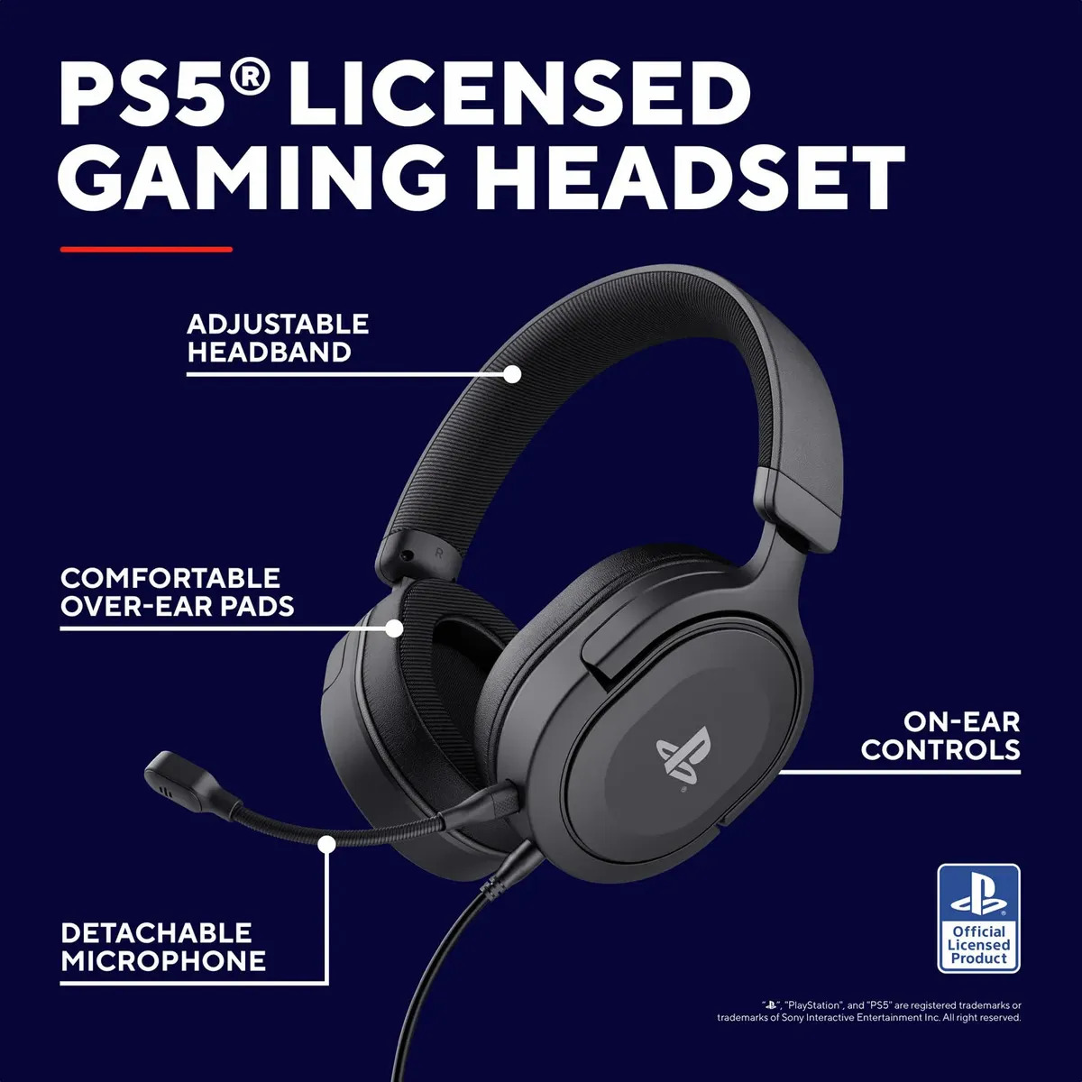 Auriculares Headset Trust Gaming Forta Gxt-498 Negro Para Pc Y Consolas Con Licencia Para Ps5 - Image 2