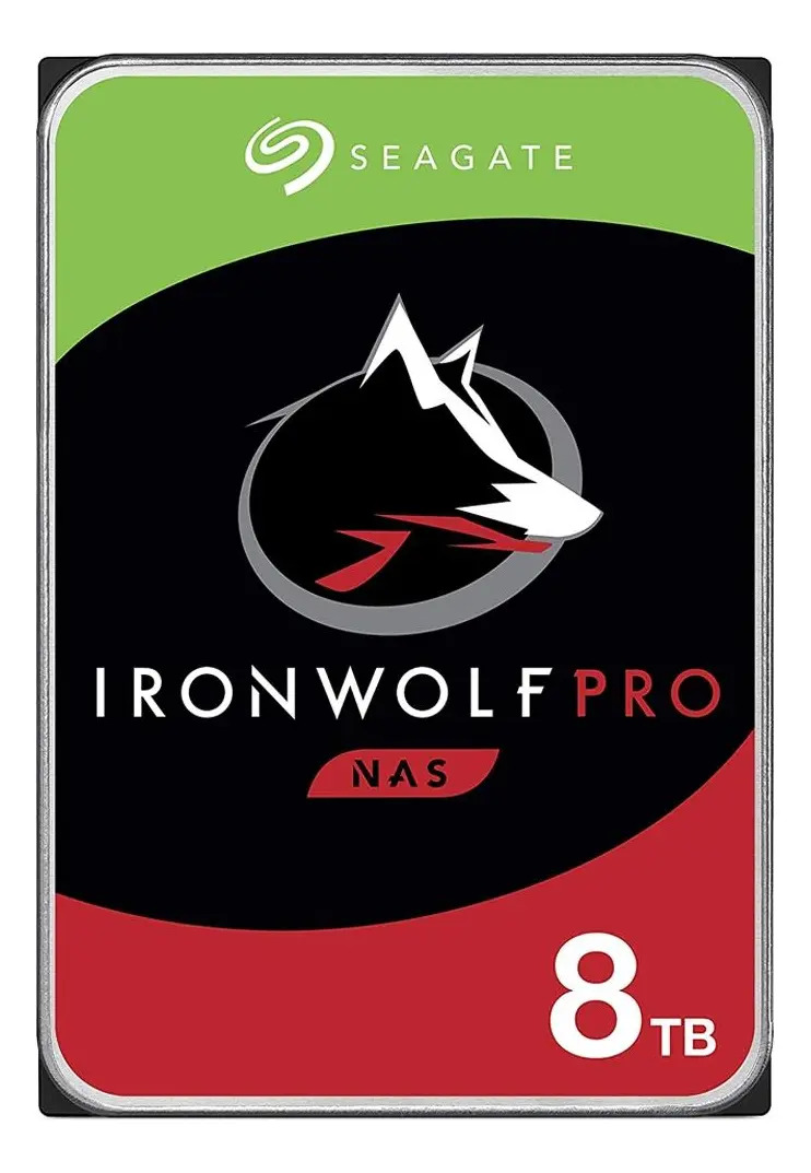 Disco Hdd 8tb Seagate Ironwolf Nas 256mb St8000nt001 Negro