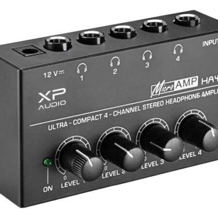 Amplificador Splitter Activo Auriculares 4ch Xp Audio Ha400
