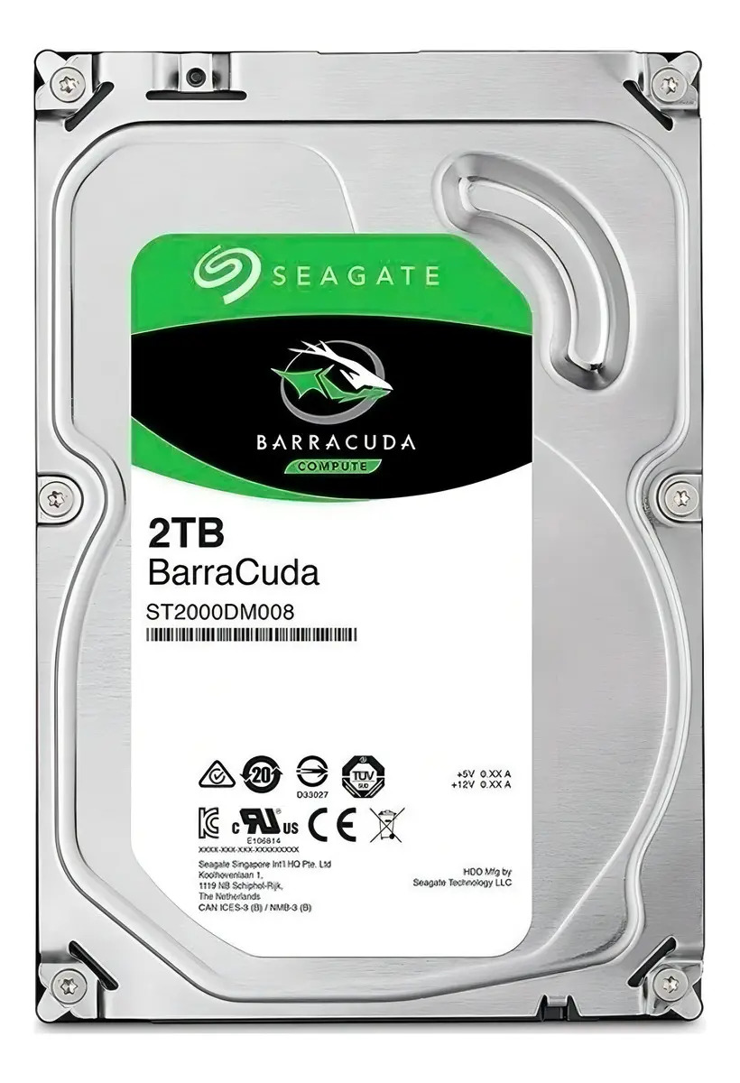 interno Seagate Barracuda ST2000DM008 2TB plata - Image 2