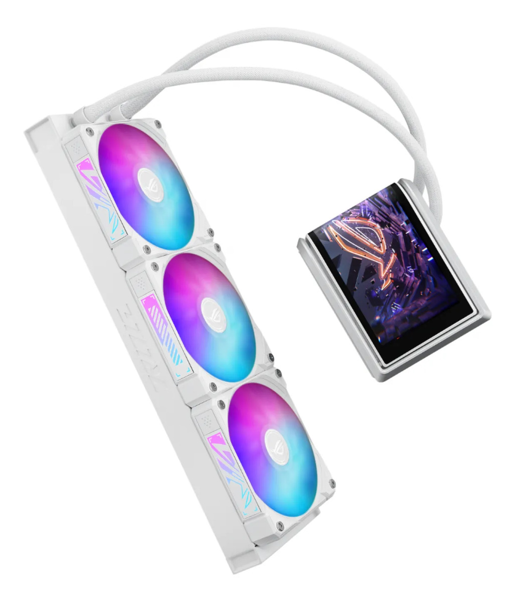 Water Cooler Asus Amoled Rog Ryuo Iv 360 Argb White - Image 2