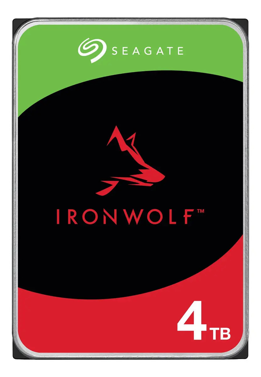 Disco Hdd 4tb Seagate Ironwolf Nas 256mb St4000vn006