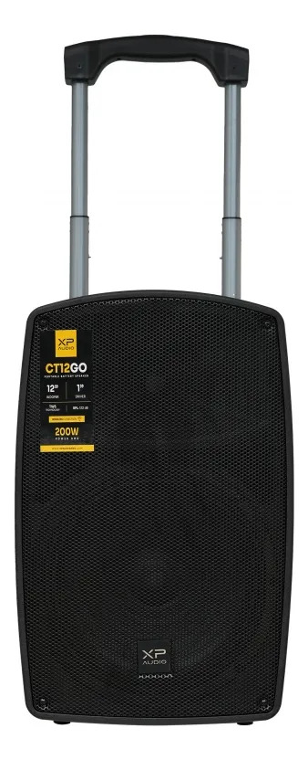 Bafle Portátil Xp Audio Ct12go Con Batería Y Dsp Integrado Negro - Image 2