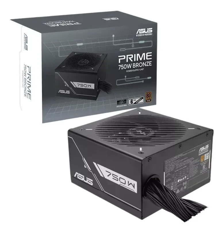 Fuente Gamer Atx Asus Prime 750w 80 Plus Bronce
