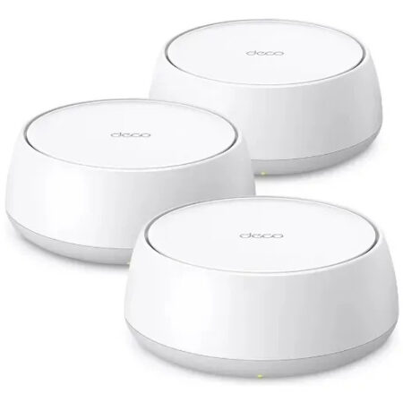 Router Wi-Fi de 7 mallas TP-Link Deco Be22 Be3600 Gigabit de doble banda, 3.6 gbps, paquete con 3 unidades