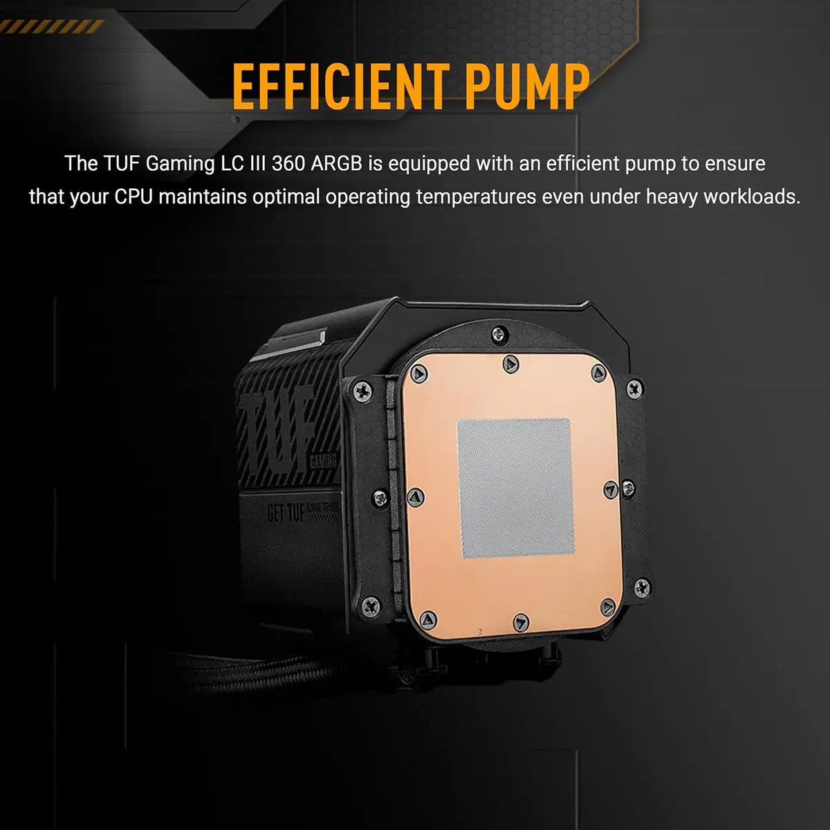 Water Cooler Asus Tuf Gaming Lc Iii 360 Argb Lcd Negro - Image 2