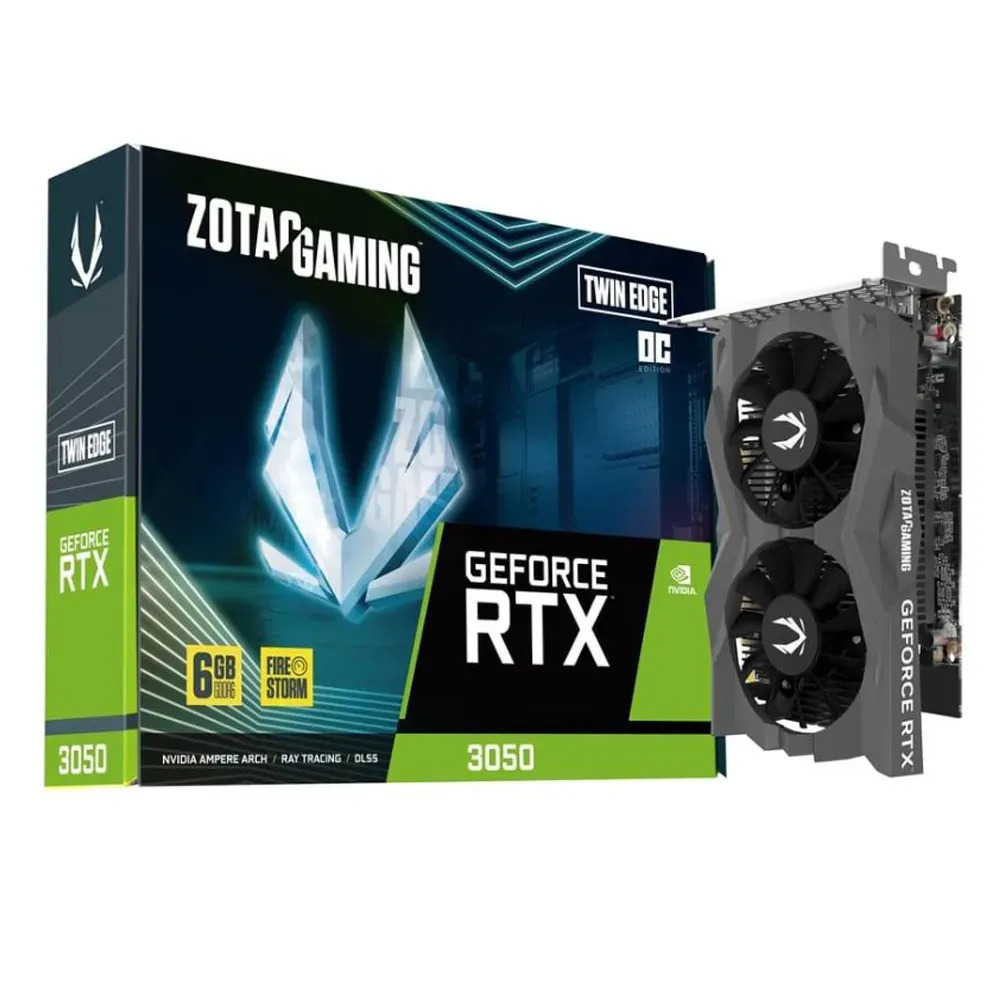 Placa De Video Geforce Rtx 3050 6gb Zotac Twin Edge Oc