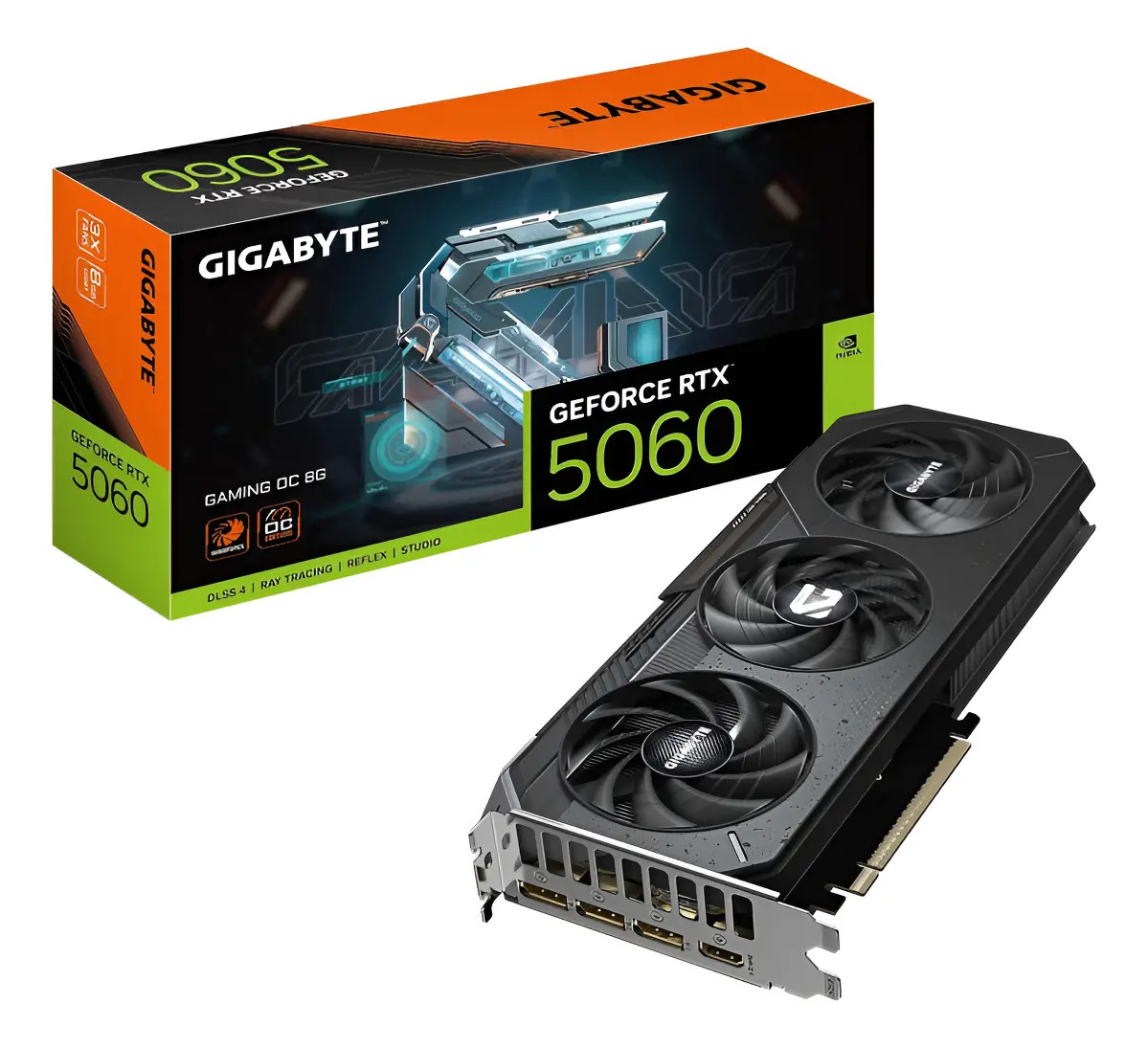 Tarjeta De Video - Gigabyte Geforce Rtx 5060 Gaming Oc 8g