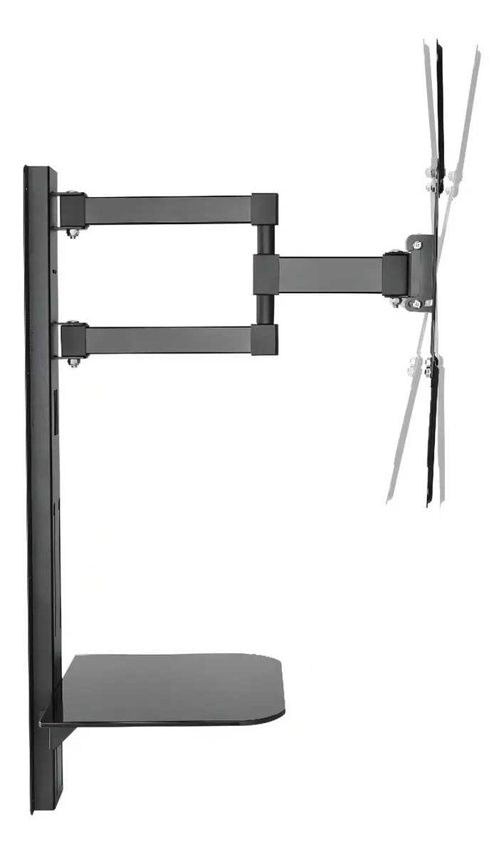Soporte Pared Intelaid TV 32-55 Inclinable y Giratorio Negro - Image 2