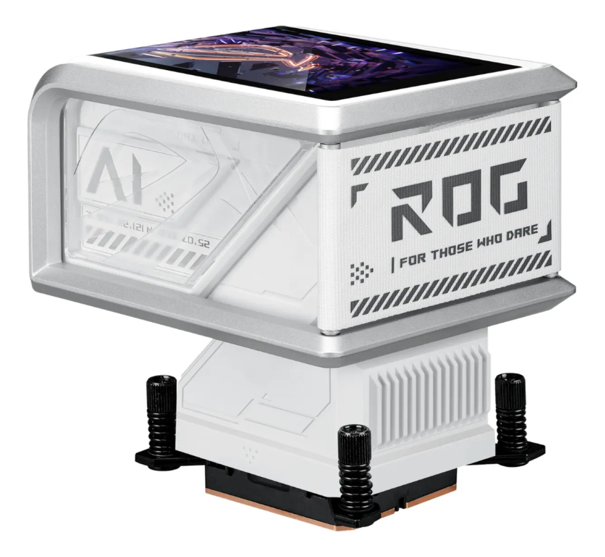 Water Cooler Asus Amoled Rog Ryuo Iv 360 Argb White - Image 3