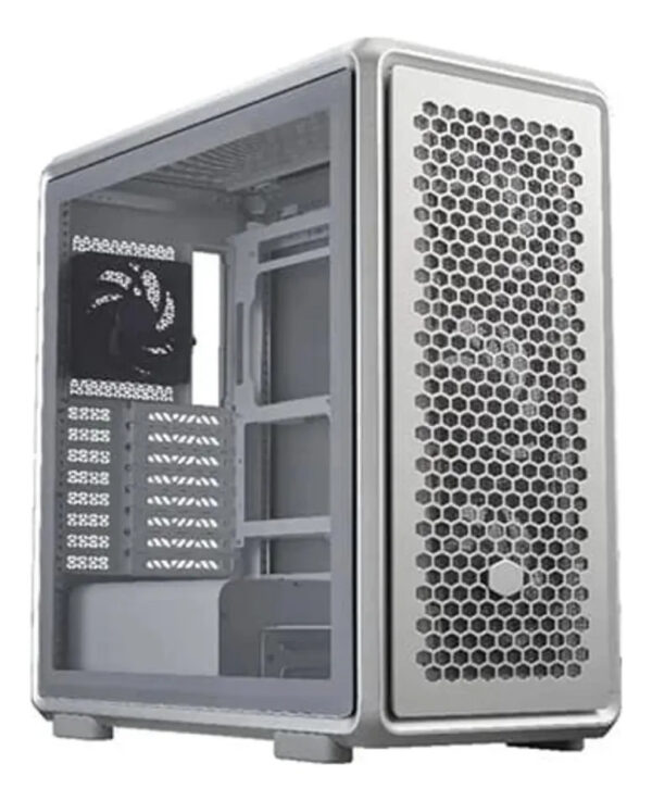Gabinete Mid Tower Cooler Master MasterFrame 600 Plateado para PC Gamer