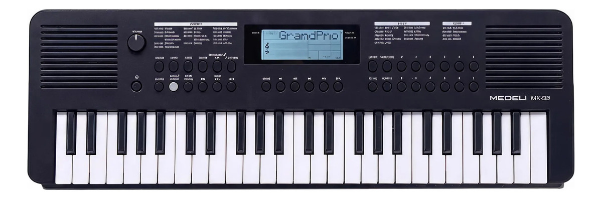 Teclado Organo 49 Teclas Sensitivas Medeli Mk49-bk