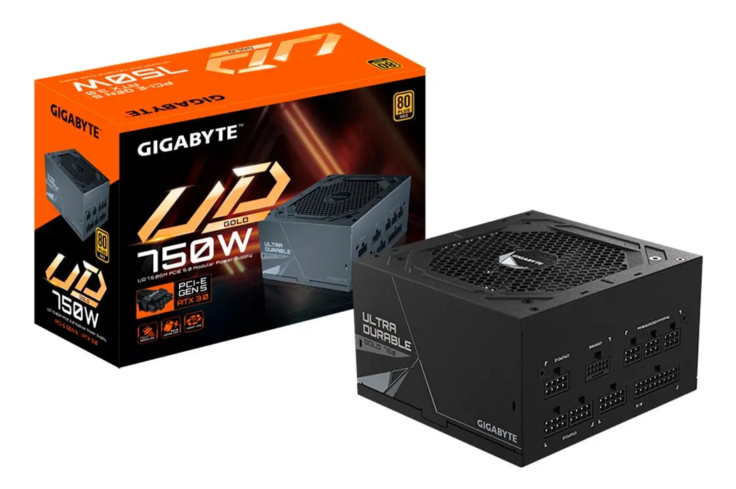 Fuente Gamer Gigabyte 750w Pg5 V2 Gold Gp-ud750gm Pg5 V2
