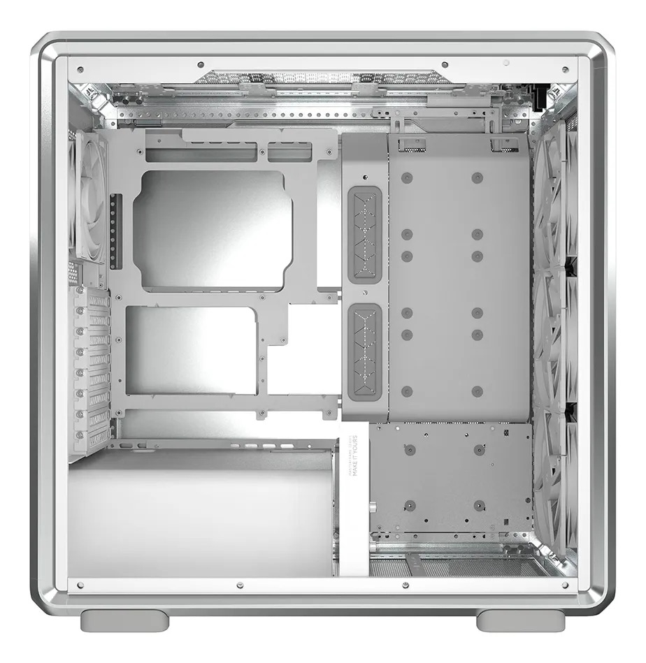 Gabinete Mid Tower Cooler Master MasterFrame 600 Plateado para PC Gamer - Image 3