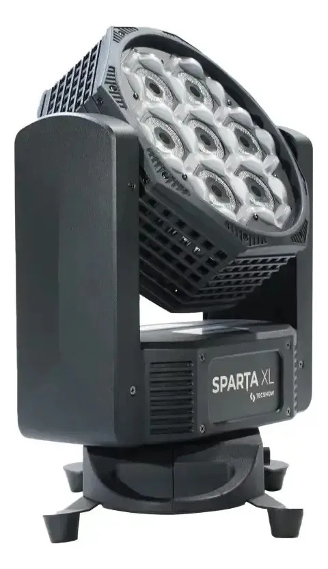 Cabezal Doble Cara Tecshow Sparta Xl 7 Leds 6-en-1 Rgbwa