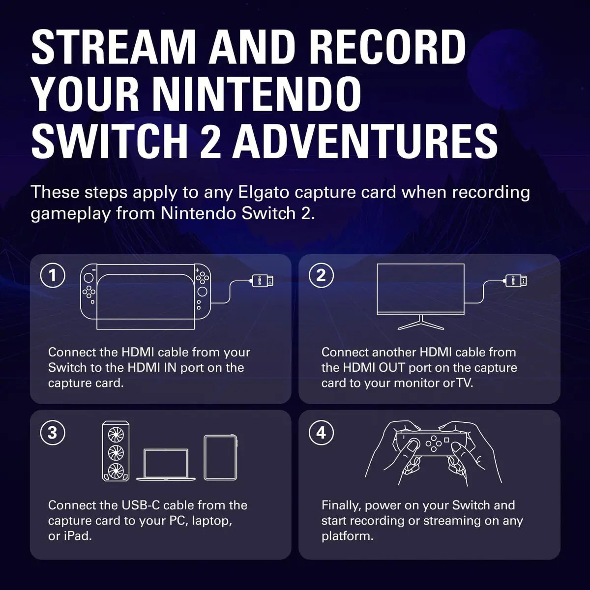 Capturadora Elgato Game Capture 4k S Usb-c 10gbr9901 - Image 7