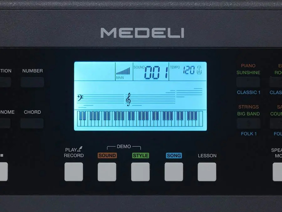 Teclado Medeli Mk61 Color Negro - Image 4