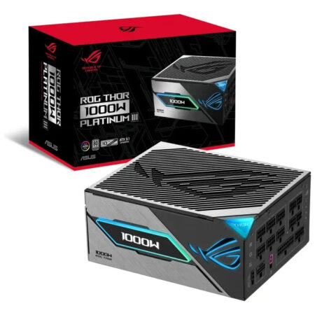 Fuente Asus Rog Thor 1000w Gaming Atx 3.1 Pcie 5.1 80 Plus