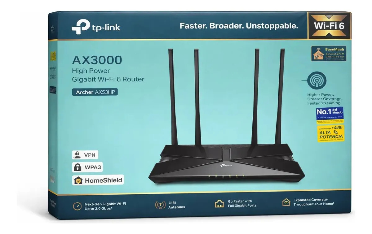 Router Tp-link Archer Ax53hp Ax3000 Wir High Power Gigabit - Image 9