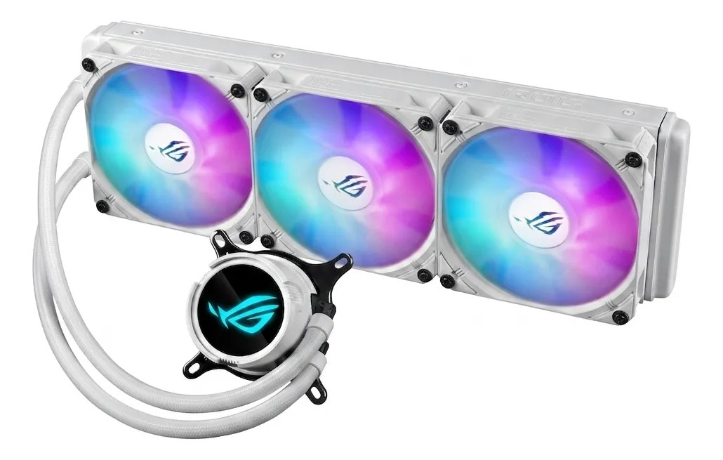 Water Cooler Asus Rog Strix Lc Iii 360 Argb Lcd White - Image 3